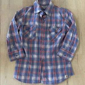 NWOT Carhartt Plaid Heritage Button Down with Stretch